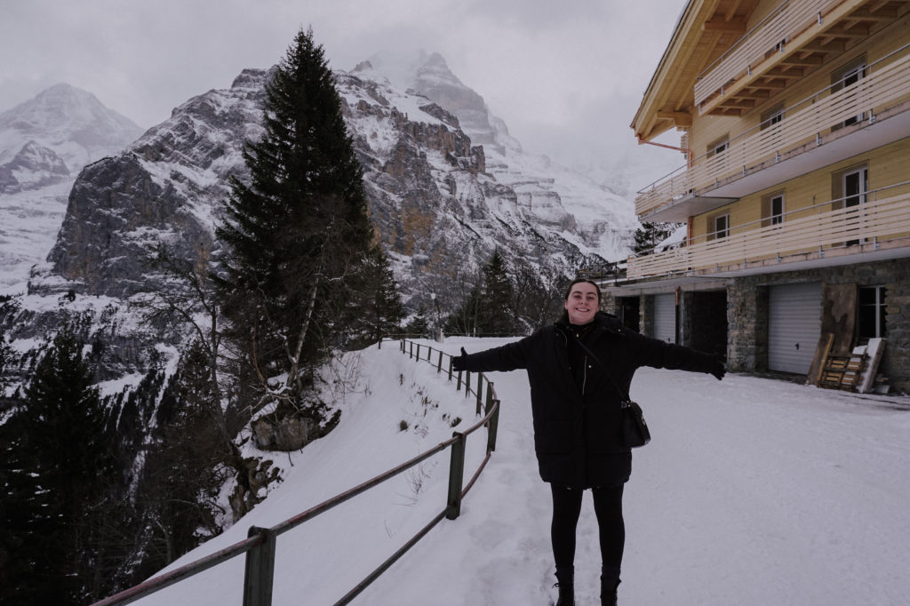 Taking a day off as a website designer to play in the Snow in Switzerland